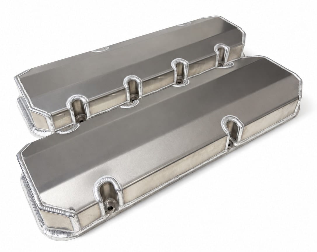 "WILLIAMS" BBC Valve Covers 12 Degree Head