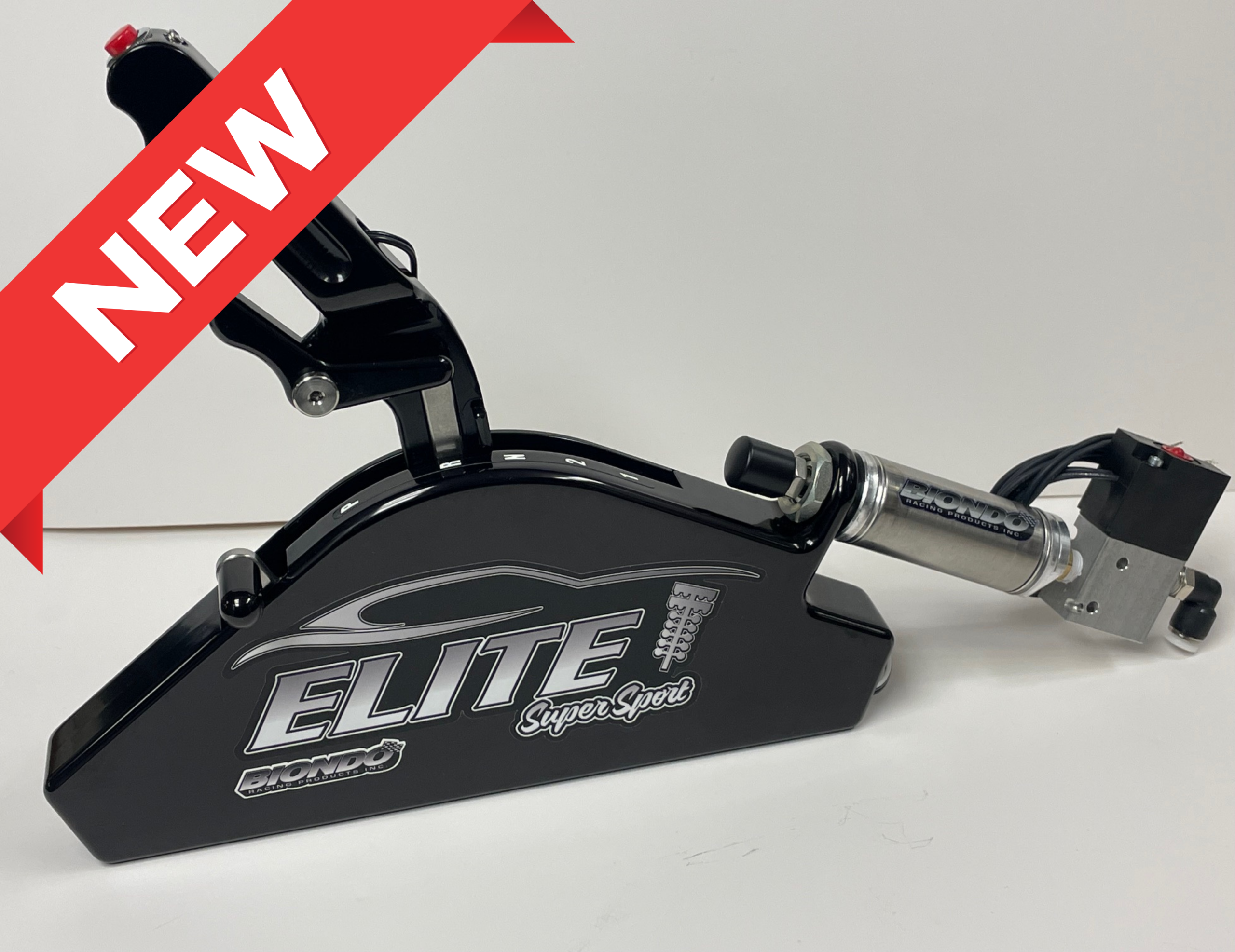 Elite “Super Sport” Gloss Black, Front Exit, CO2